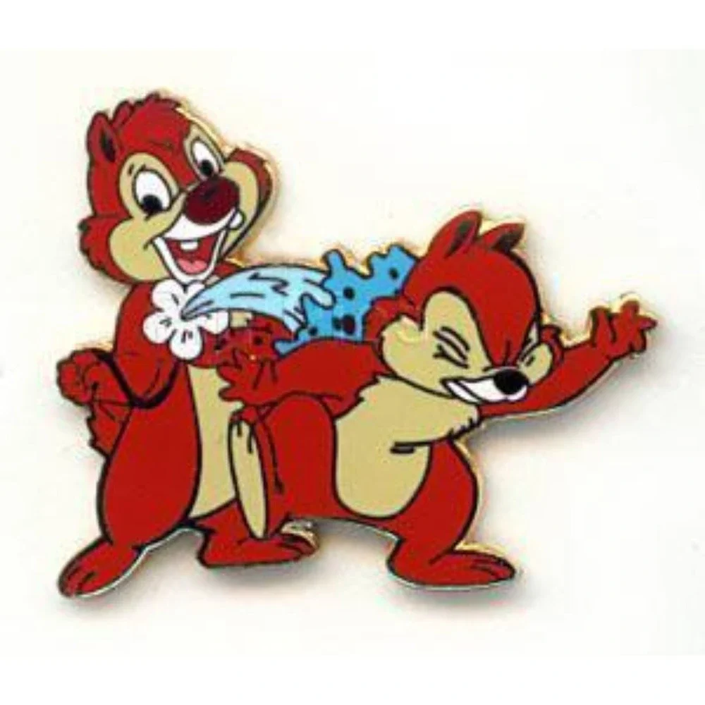 Disney Pin Chip 'n' Dal Goofin' Around trick flower squirts blue‎ water 37725